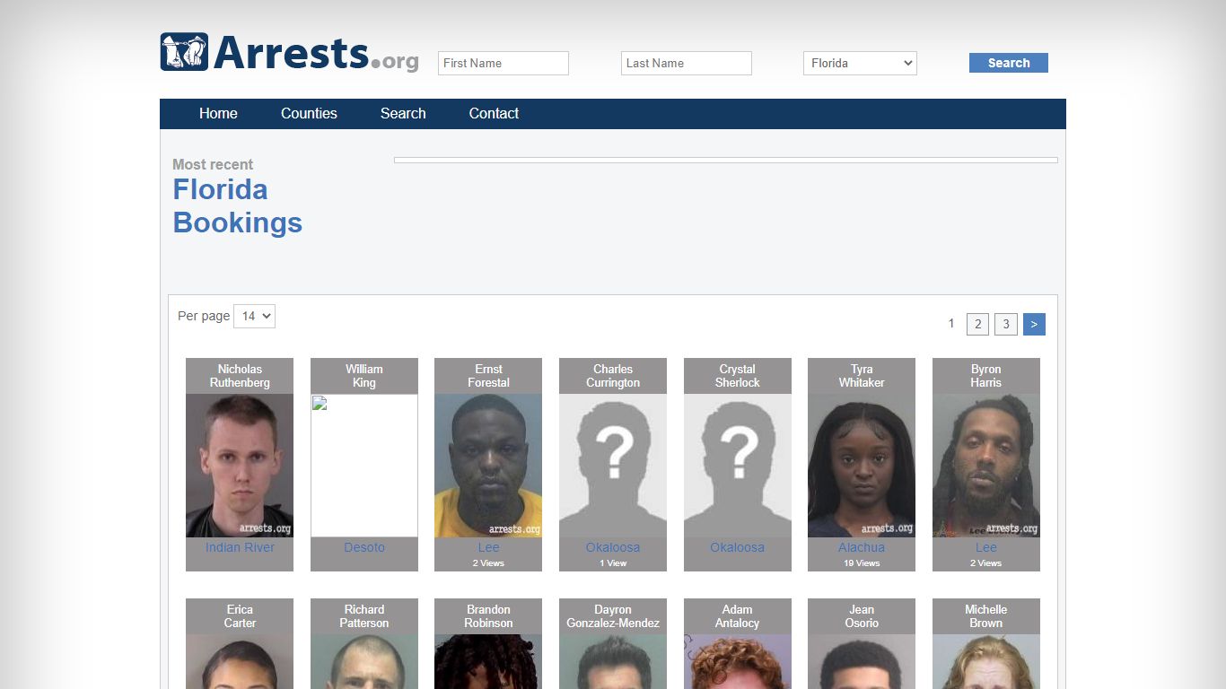 Florida Arrests and Inmate Search